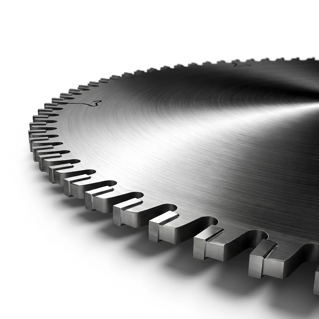 Close detail of precision blade teeth